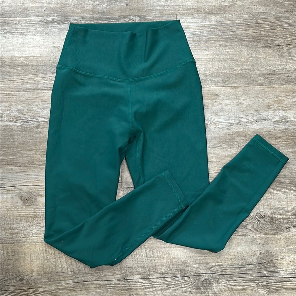 Teal High-Waisted Leggings